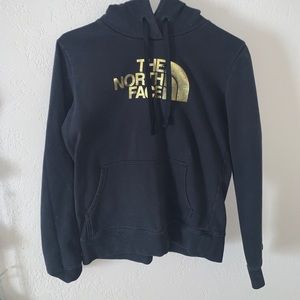 Black and Gold north face hoodie!